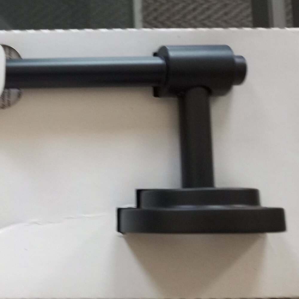 Black Metal Wall mounted Toilet Tissue Holder NWOT